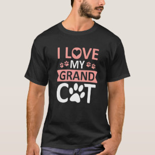Camiseta Eu Amo Meu Avogato  Gato  Avô Avó Avós