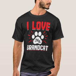 Camiseta Eu Amo Meu Avogato  Gato  Avô Avó Avós