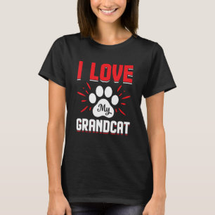 Camiseta Eu Amo Meu Avogato  Gato  Avô Avó Avós