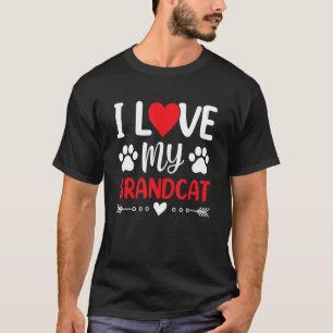 Camiseta Eu Amo Meu Avogato  Gato  Avô Avó Avós