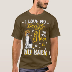 Camiseta Eu Amo Meu Beagle Corações Cutes Cachorros Cachorr