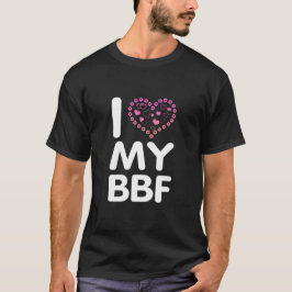 Camiseta Eu Amo Meu BFF
