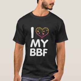 Camiseta Eu Amo Meu BFF