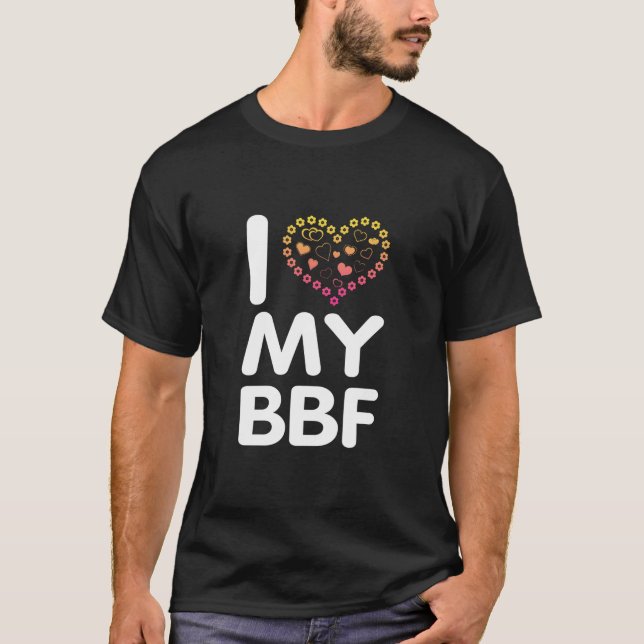 Camiseta Eu Amo Meu BFF (Frente)