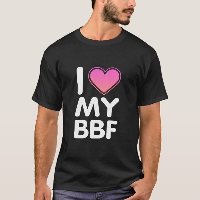 Camiseta Eu Amo Meu BFF (Frente)