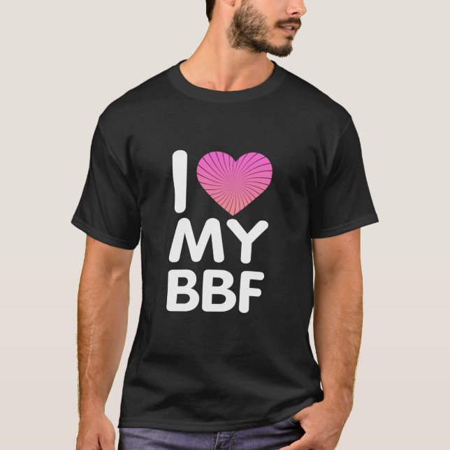 Camiseta Eu Amo Meu BFF (Frente)
