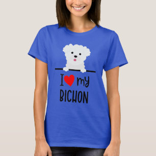 Camiseta Eu Amo Meu Bichon