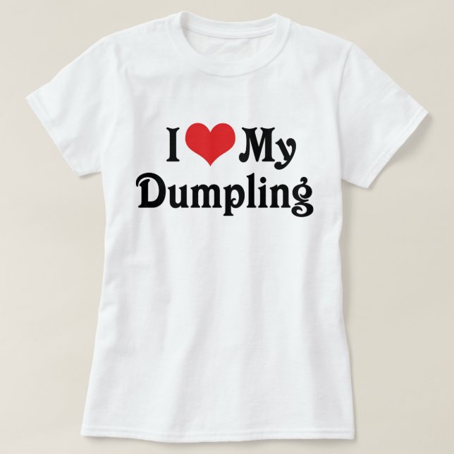 Camiseta Eu Amo Meu Bolinho (Frente do Design)