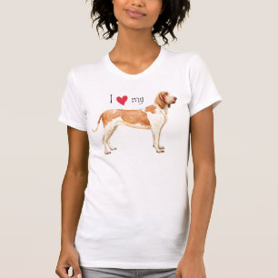 Camiseta Eu amo meu Bracco Italiano