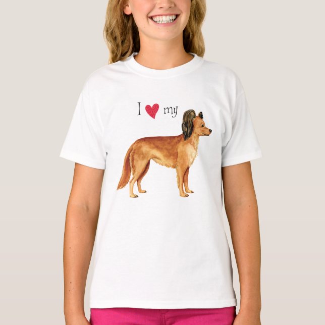 Camiseta Eu amo meu brinquedo russo (Frente)