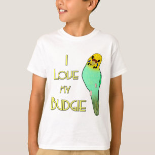 Camiseta Eu amo meu Budgie