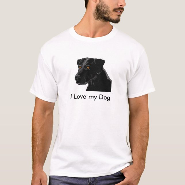 Camiseta Eu amo meu cachorro (Frente)