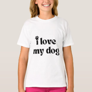 Camiseta Eu Amo Meu Cachorro