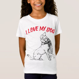 Camiseta Eu amo meu cachorro
