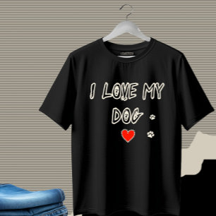 Camiseta Eu amo meu cachorro