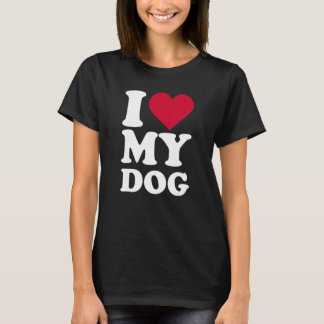 Camiseta Eu amo meu cachorro