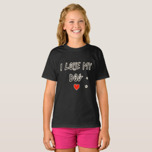 Camiseta Eu amo meu cachorro