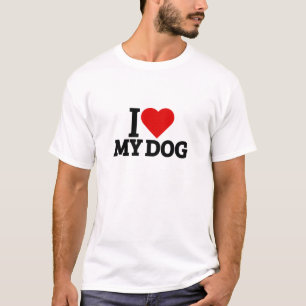 Camiseta Eu amo meu cachorro