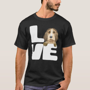 Camiseta Eu Amo Meu Cachorro Basset Griffon Vendeen