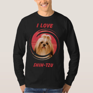 Camiseta Eu Amo Meu Cachorro De Pet Shih Tzu House Child