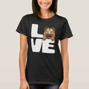 Camiseta Eu Amo Meu Cachorro Islandês