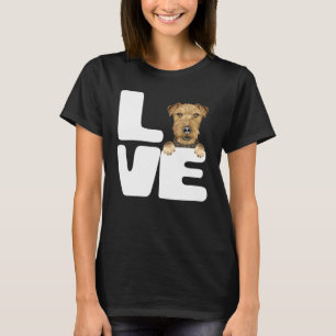 Camiseta Eu Amo Meu Cachorro Lakeland Terrier