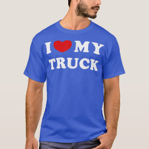 Camiseta Eu Amo Meu Caminhão, Eu Corto Meu Caminhão