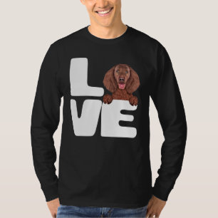 Camiseta Eu Amo Meu Cão American Water Spaniel