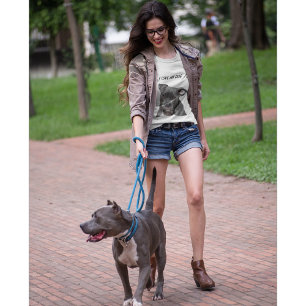 Camiseta Eu amo meu cão Pitbull