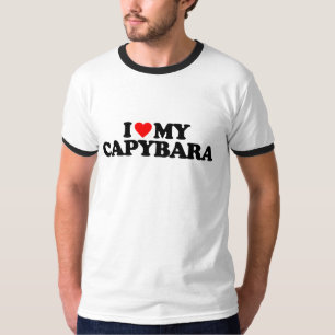 CAMISETA EU AMO MEU CAPYBARA