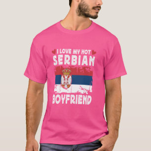 Camiseta Eu Amo Meu Casal Namorado Sérvio Quente Bandeira S