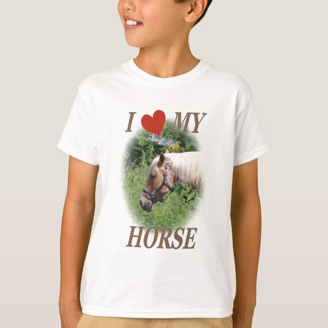 Camiseta Eu amo meu cavalo (Frente)