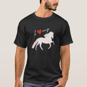 Camiseta Eu Amo Meu Cavalo Pura Raça Espanhola Andaluz
