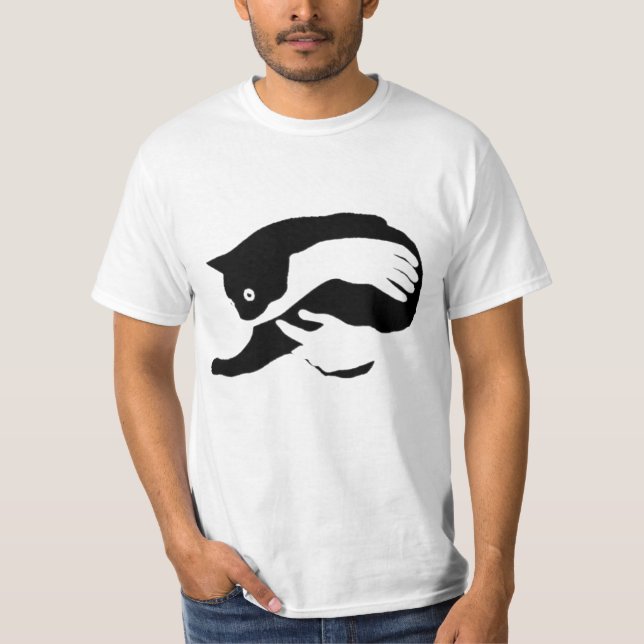 Camiseta Eu amo meu chat  (Frente)