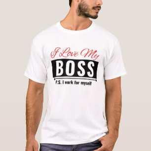 Camiseta Eu Amo Meu Chefe