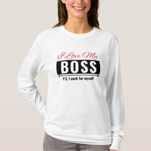 Camiseta Eu Amo Meu Chefe