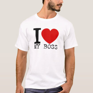 Camiseta Eu amo meu chefe (o preto)