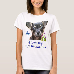 Camiseta Eu amo meu Chihuahua