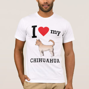 Camiseta Eu Amo Meu Chihuahua