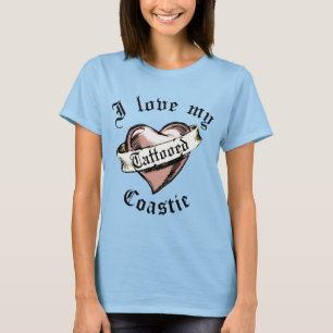 CAMISETA EU AMO MEU COASTIE TATTOOED