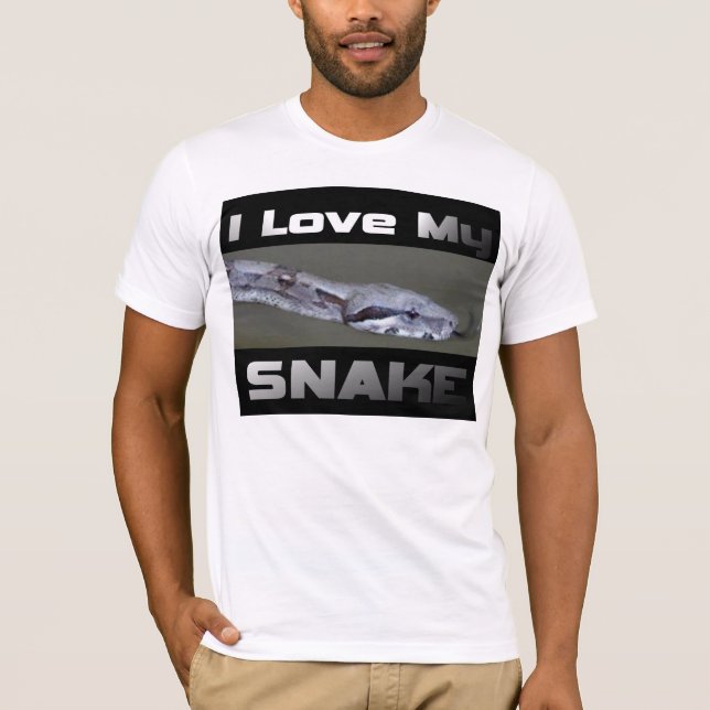 Camiseta Eu amo meu cobra (Frente)