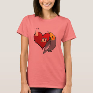 Camiseta Eu amo meu Cockatiel