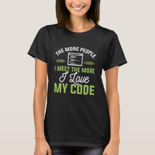 Camiseta Eu Amo Meu Código