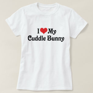 Camiseta Eu Amo Meu Coelho de Abraço