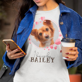 Camiseta Eu Amo Meu Coelho De Gato De Cachorro Personalizad