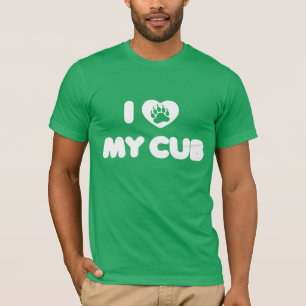 Camiseta Eu amo meu coração de filhote pata