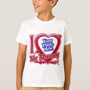 Camiseta Eu amo meu coração de Mamãe - foto