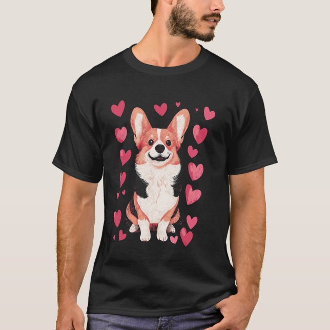Camiseta Eu Amo Meu Corgi (Frente)