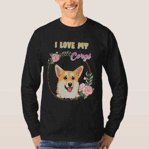 Camiseta Eu Amo Meu Corgi Ativo