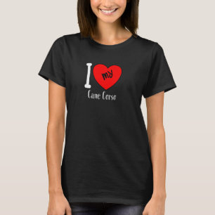Camiseta Eu Amo Meu Corso Cão Cana Cana Cana Cerrado